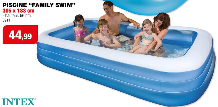 Offre: Piscine "family swim"