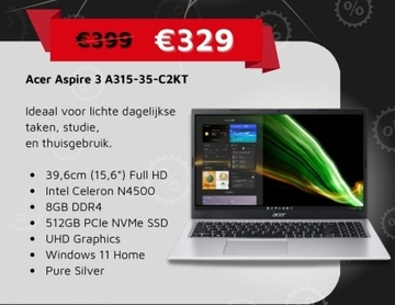 Aanbieding: Acer Aspire 3 A315-35-C2KT