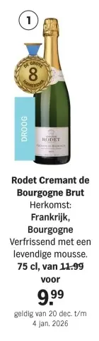 Aanbieding: Crémant de Bourgogne Brut
