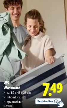Aanbieding: Wasmand