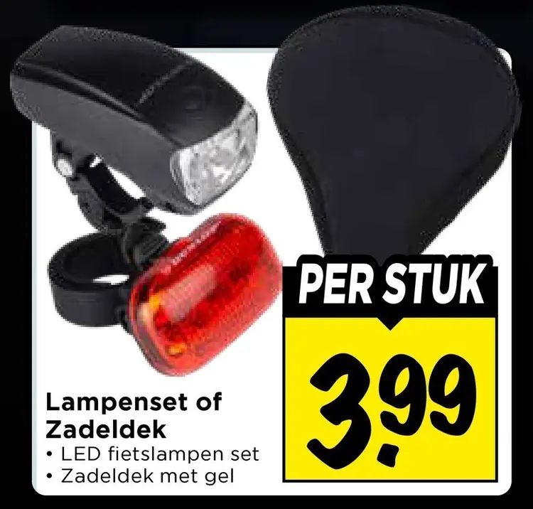 Aanbieding: Lampenset of zadeldek