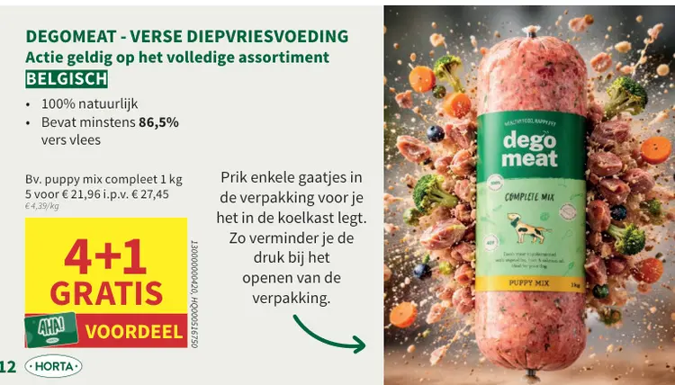 Promotie: Puppy mix compleet