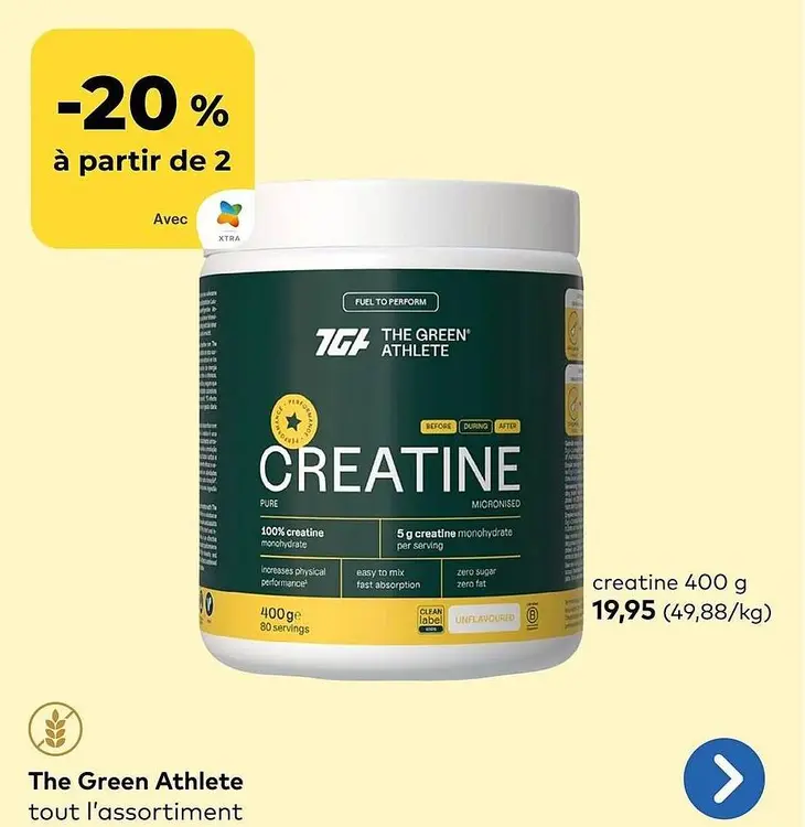 Offre: creatine
