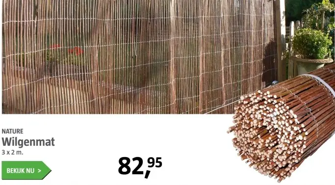 Aanbieding: Wilgenmat