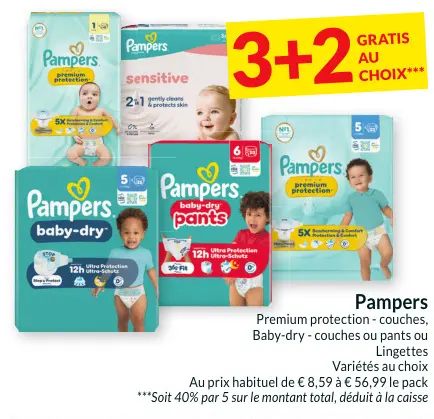 Offre: Pampers