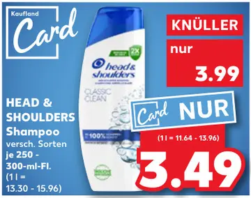 Aanbieding: HEAD & SHOULDERS Shampoo