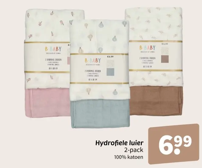 Promotie: Hydrofiele luier