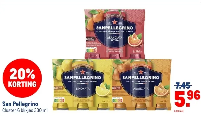 Aanbieding: San Pellegrino