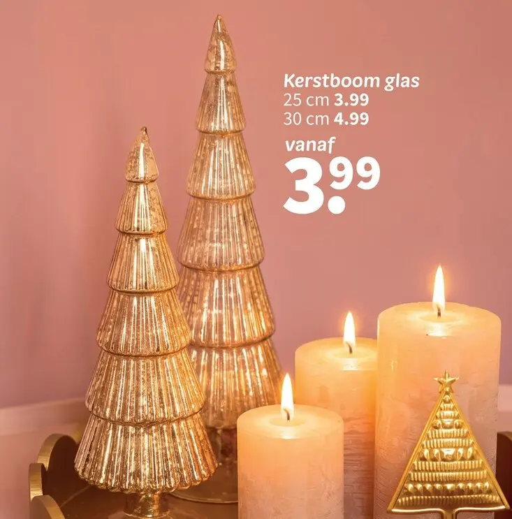 Promotie: Kerstboom glas