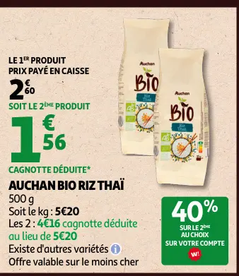 Offre: Riz thaï