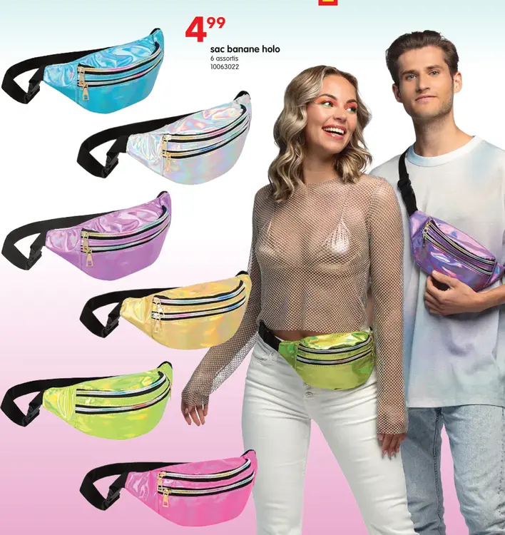 Offre: sac banane holo