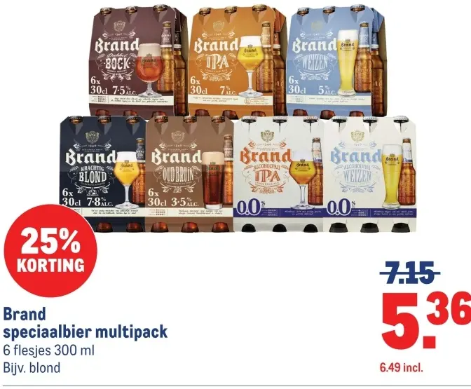 Aanbieding: Brand speciaalbier multipack