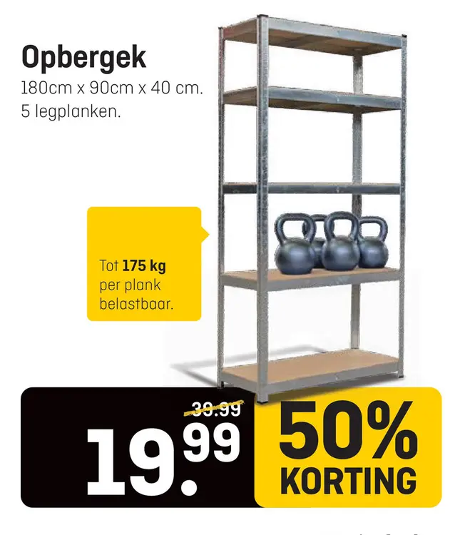 Aanbieding: Opbergek