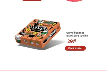 Aanbieding: Game box'met uitwisbare spellen