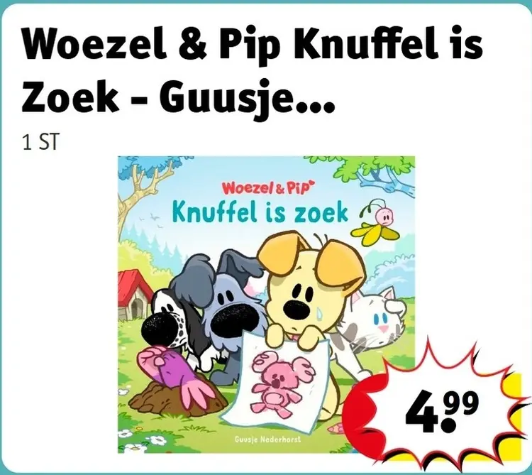 Promotie: Woezel & Pip Knuffel is Zoek
