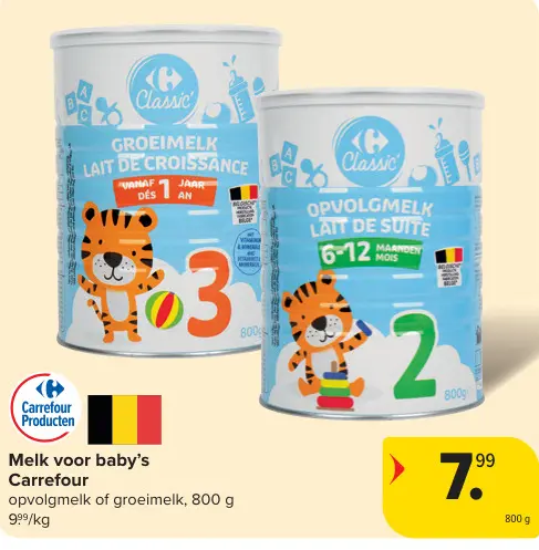 Promotie: Melk voor baby's