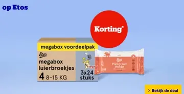 Aanbieding: Etos megabox luierbroekjes