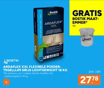 Aanbieding: ARDAFLEX XXL FLEXIBELE POEDER-TEGELLIJM GRIJS