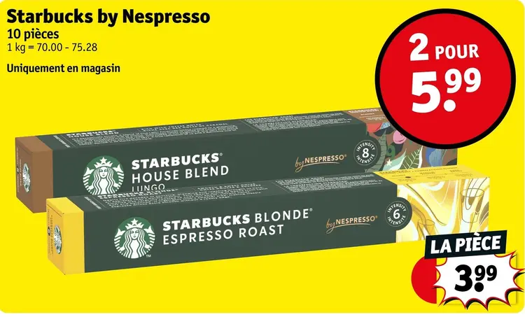 Offre: Starbucks by Nespresso