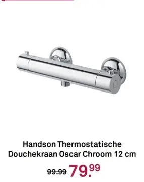 Aanbieding: Handson Thermostatische Douchekraan Oscar Chr