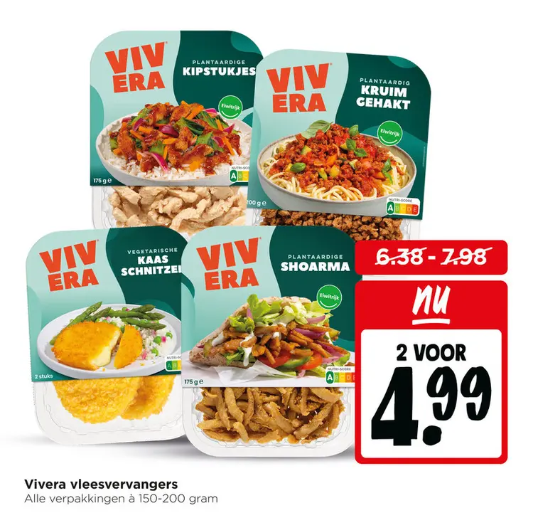 Aanbieding: Vivera vleesvervangers