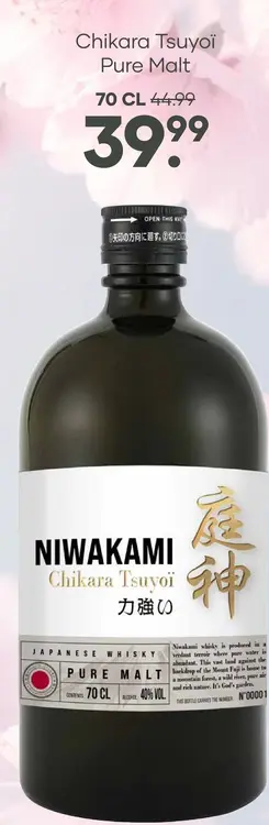 Aanbieding: Chikara Tsuyoï Pure Malt