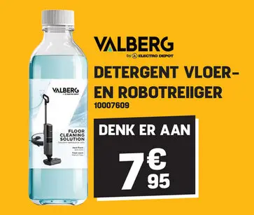 Promotie: Detergent vloer- en robotreiiger