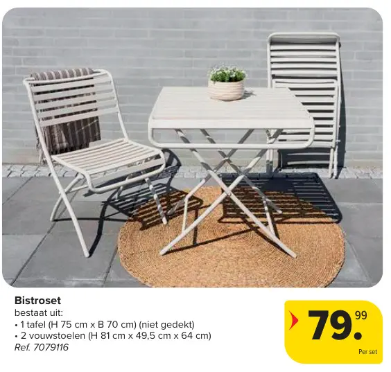 Promotie: Bistroset