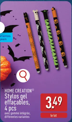 Offre: Stylos gel effaçables