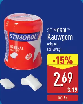 Promotie: Kauwgom