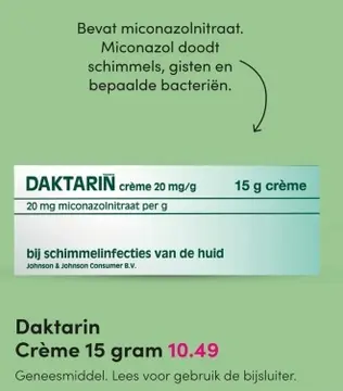 Aanbieding: Daktarin Crème 15 gram