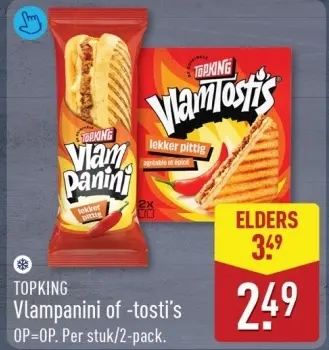 Aanbieding: Vlampanini of -tosti's