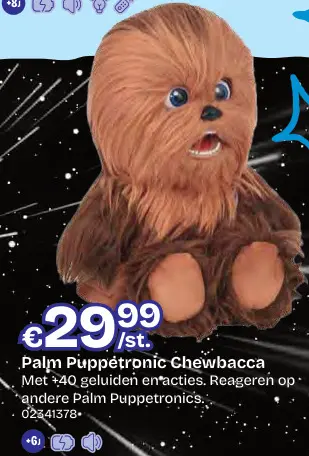 Aanbieding: Palm Puppetronic Chewbacca