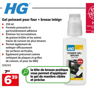 Offre: Gel puissant pour four + brosse intégr