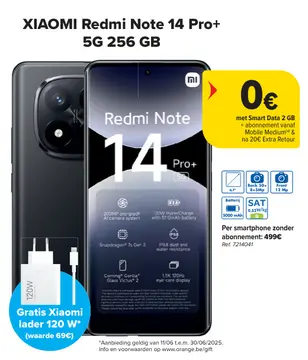 Aanbieding: XIAOMI Redmi Note 14 Pro+