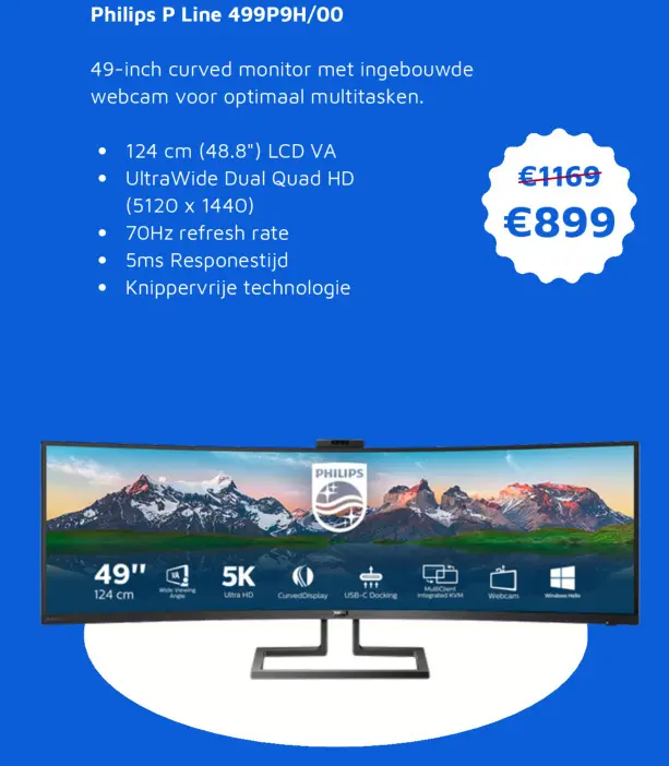 Aanbieding: Philips P Line 499P9H/00