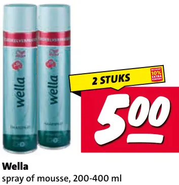Aanbieding: Spray of mousse