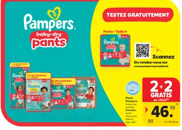 Offre: Pants Pampers