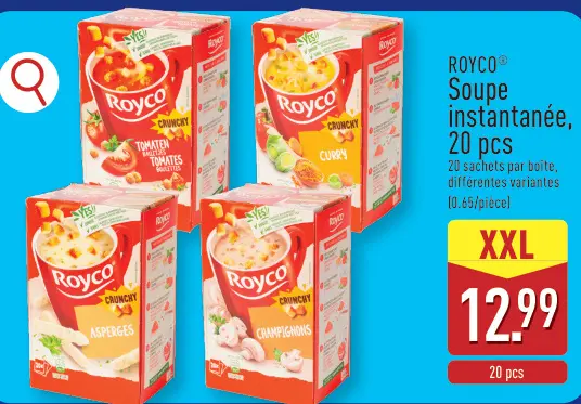 Offre: Soupe instantanée