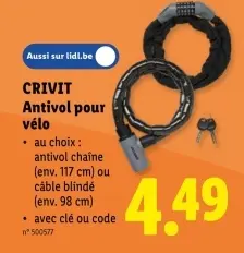 Offre: Antivol pour vélo