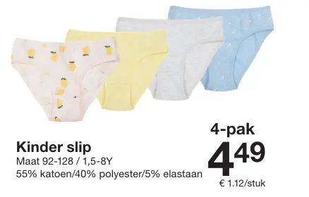 Aanbieding: Kinder slip