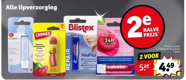 Promotie: Alle lipverzorging