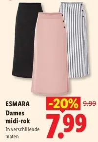 Aanbieding: Dames midi-rok