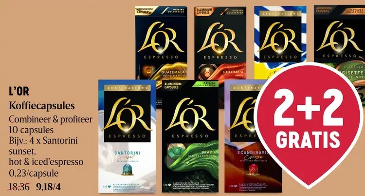 Promotie: Koffiecapsules