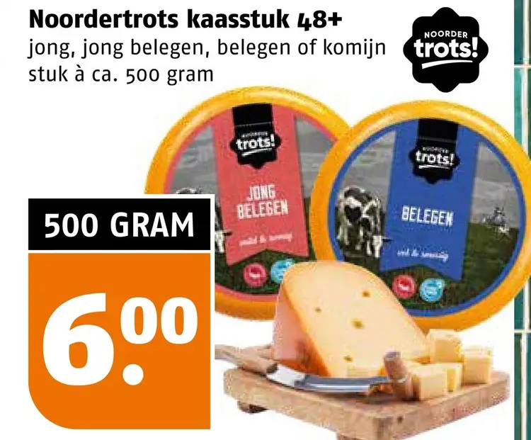 Aanbieding: Noordertrots kaasstuk 48+