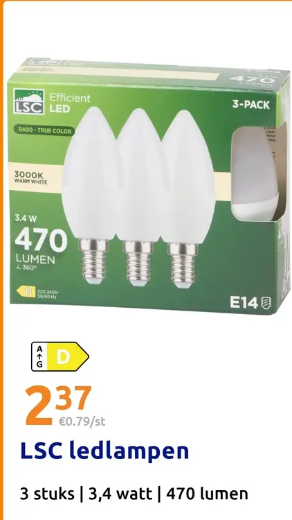 Aanbieding: LSC ledlampen