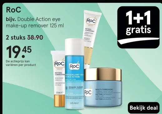 Aanbieding: Double Action eye make-up remover