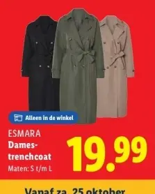 Aanbieding: Dames-trenchcoat