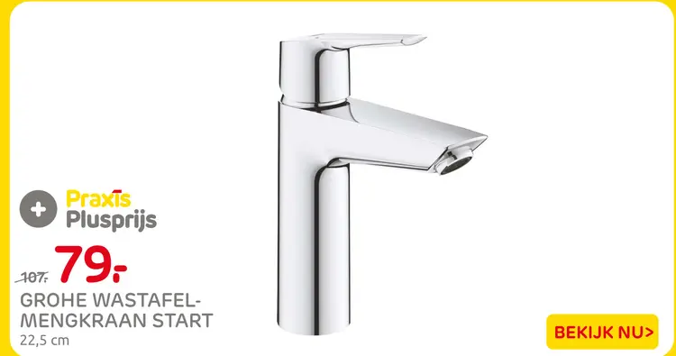 Aanbieding: Wastafel-mengkraan start