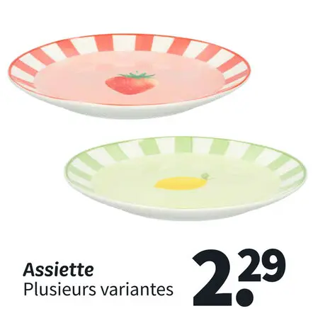 Offre: Assiette